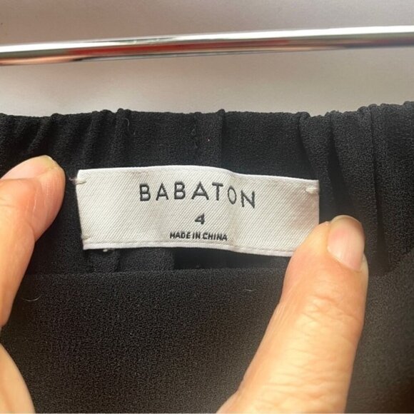 Aritzia Babaton Black New Cohen Cropped Pants - 4 - Picture 6 of 11